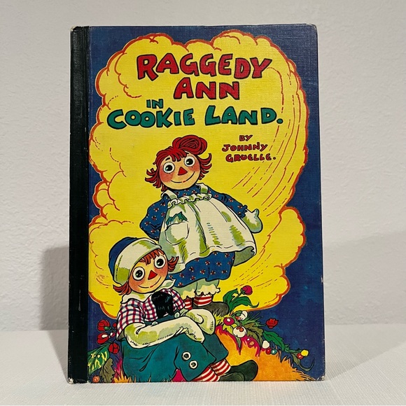 Vtg. RAGGEDY ANN STORIES/RAGGEDY ANN IN COOKIE LAND Johnny Gruelle, Lot of Two! - Picture 6 of 13